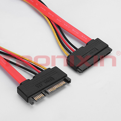 SATA 7+15P cable