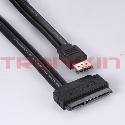 SATA 7+15P to ESATA