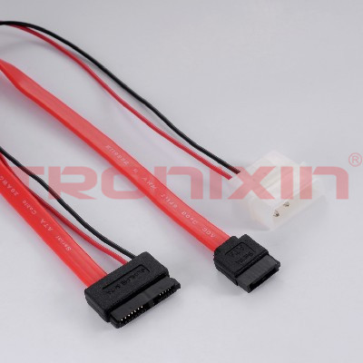 SATA 7+6P to    SATA 7P+4P